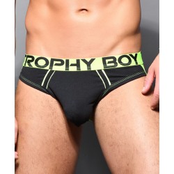Trophy Boy Brief Jock Black