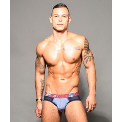 Vibe Stripe Sports Mesh Jock