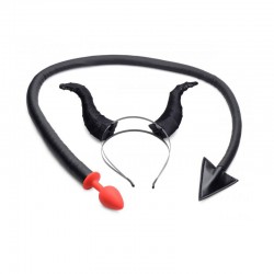 Set Juego de Cuernos Devil Tail