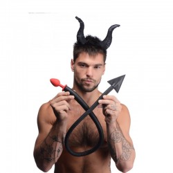 Set Juego de Cuernos Devil Tail
