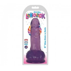 Dildo con ventosa Slim Stick Grape Ice