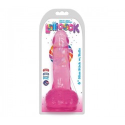 Dildo con ventosa Slim Stick Cherry Ice