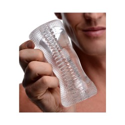 Masturbador transparente y ergonómico Palm Tec