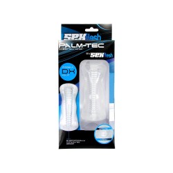 Masturbador transparente y ergonómico Palm Tec