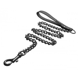 Correa con cadena de metal para collar Bondage Tom of Finland
