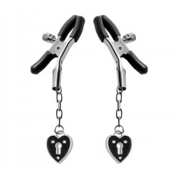Pinzas para pezón con diseño corazón Charmed