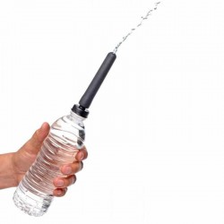 Enema para viajes con adaptador botella y ducha