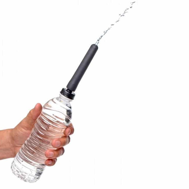 Enema para viajes con adaptador botella y ducha