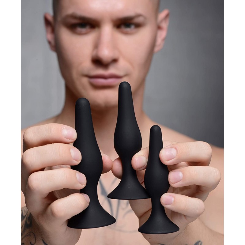 Set de plugs anales de entrenamiento Master Series Set de plugs anales de entrenamiento Master Series