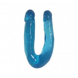 Dildo doble Lollicock Sweet Purple Curve Toys - Fucsia