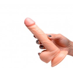 Dildo realista con ventosa y testículos